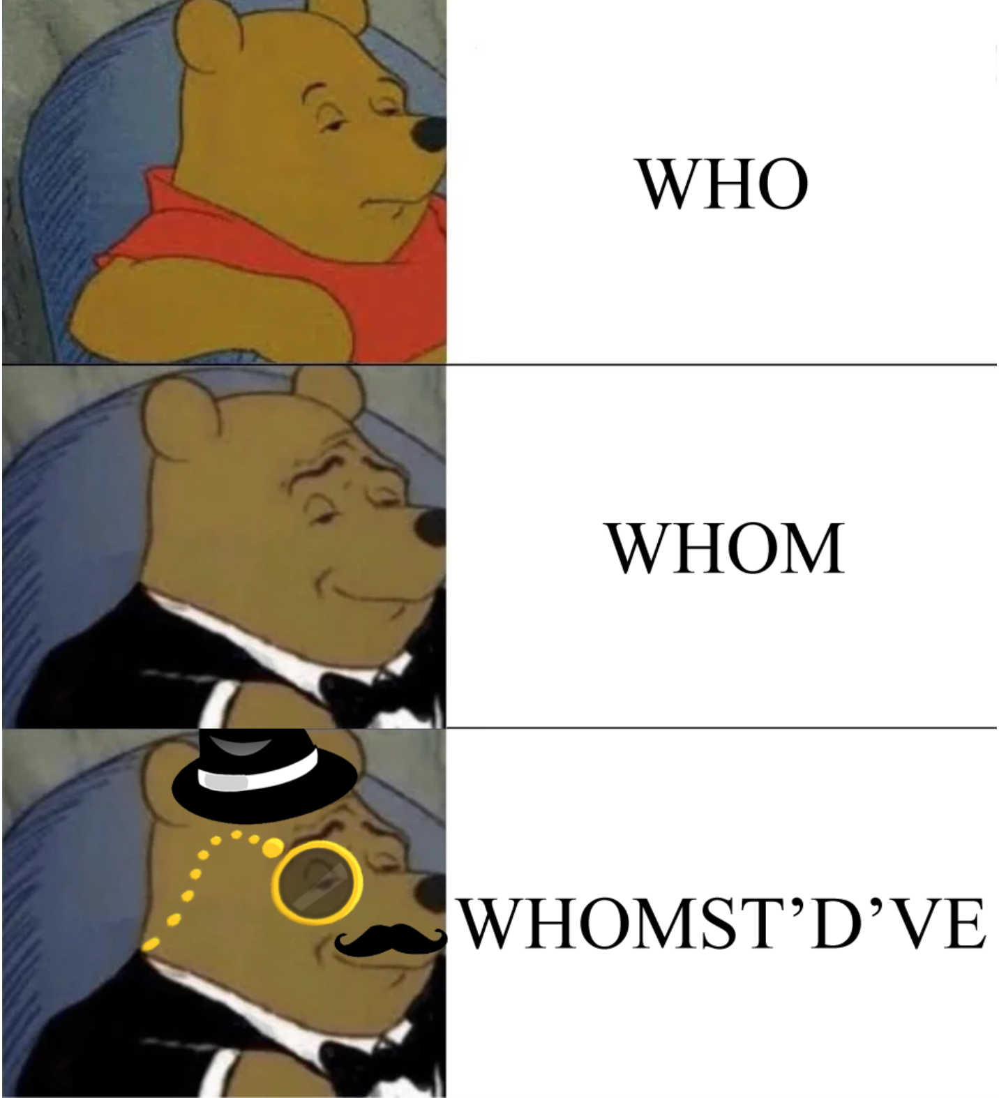 to whomst'd've may concerned